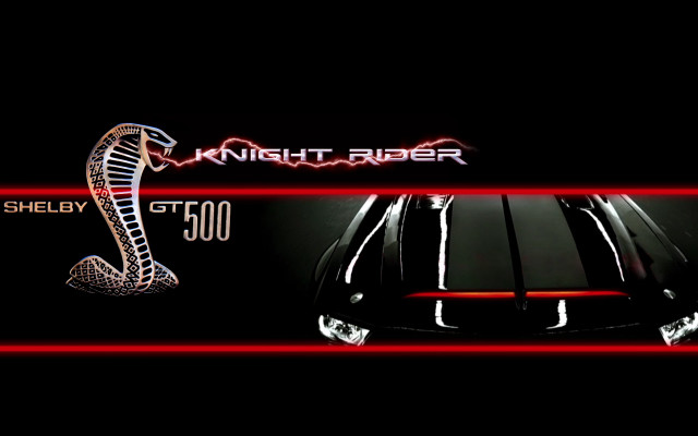 Car neon light red knight free wallpaper for desktop - medium preview image