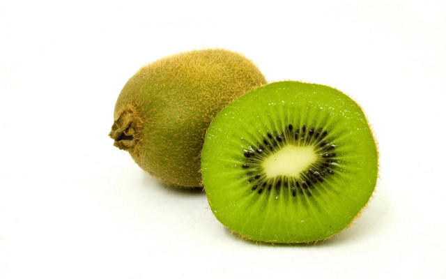 Kiwi fruit cut half white #2 free wallpaper for desktop - medium preview image