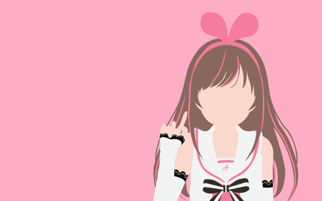 Girl bow pink background image free wallpaper for desktop - medium preview image