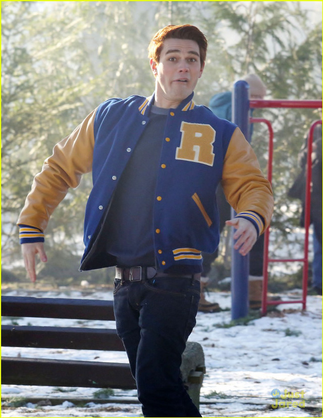 Man blue yellow jacket walking free wallpaper for mobile - medium preview image