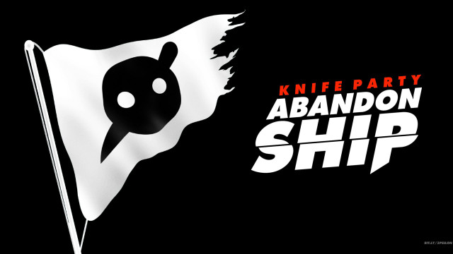 Knife party abandon ship black free wallpaper for desktop - medium preview image