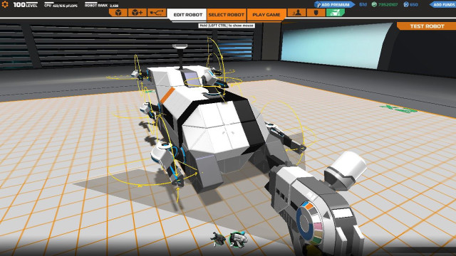 Robot room large screen floor free wallpaper for desktop - medium preview image