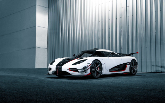 White black sports car garage #5 free wallpaper for desktop - medium preview image