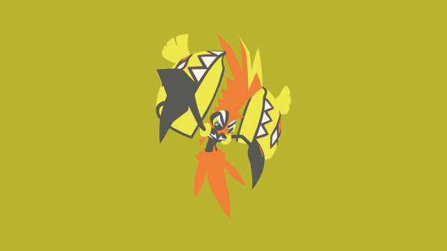 Cartoon character holding fire hydrant free wallpaper for desktop - medium preview image