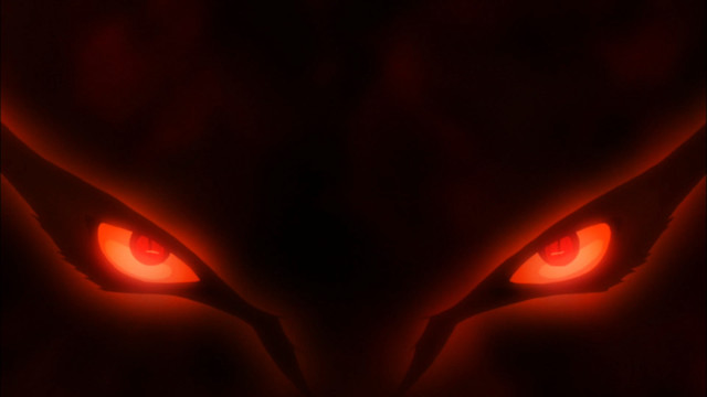 Red glowing cats eyes dark free wallpaper for desktop - medium preview image