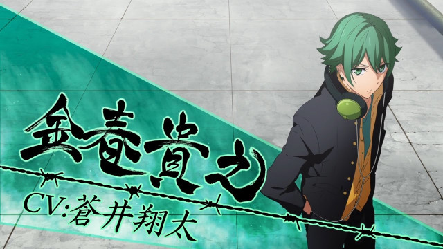 Man black coat green hair free wallpaper for desktop - medium preview image