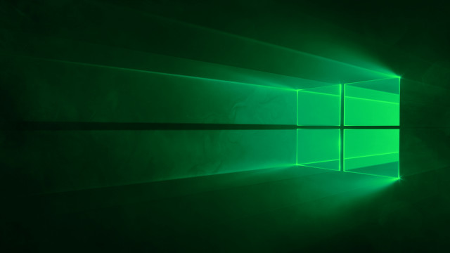 Green light window dark room #2 free wallpaper for desktop - medium preview image