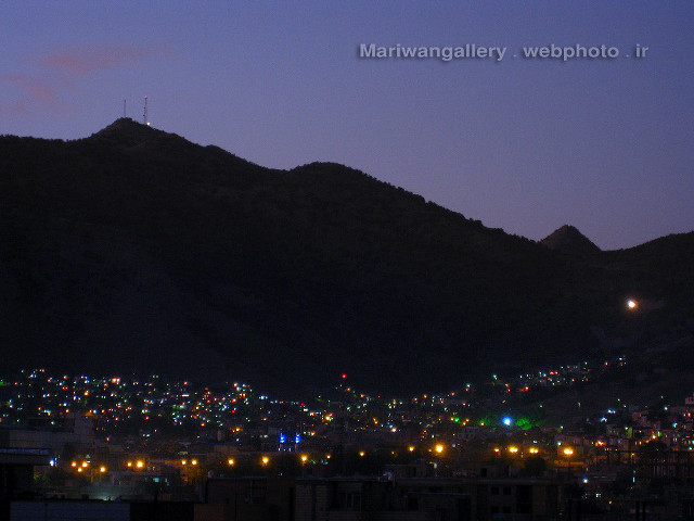 City night mountain background full free wallpaper for desktop - medium preview image