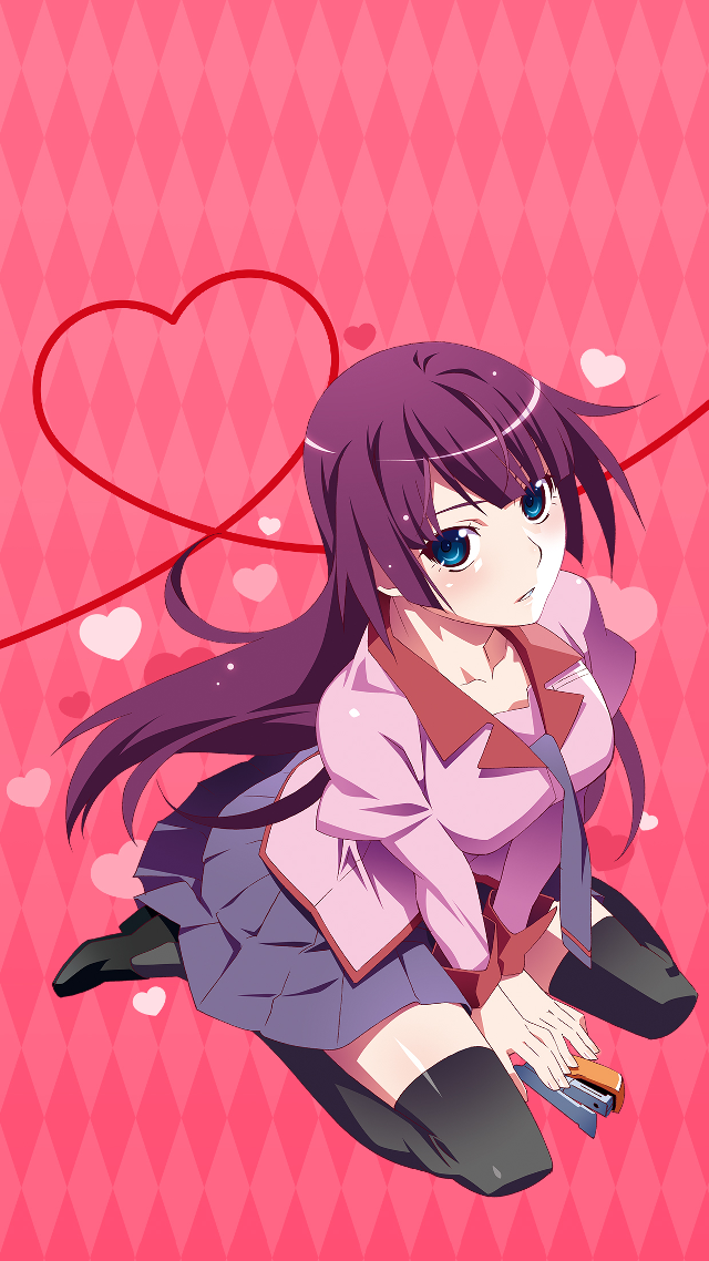 Girl long hair pink background free wallpaper for mobile - medium preview image