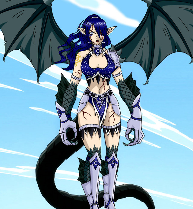 Woman dragon body wings back free wallpaper for tablet - medium preview image