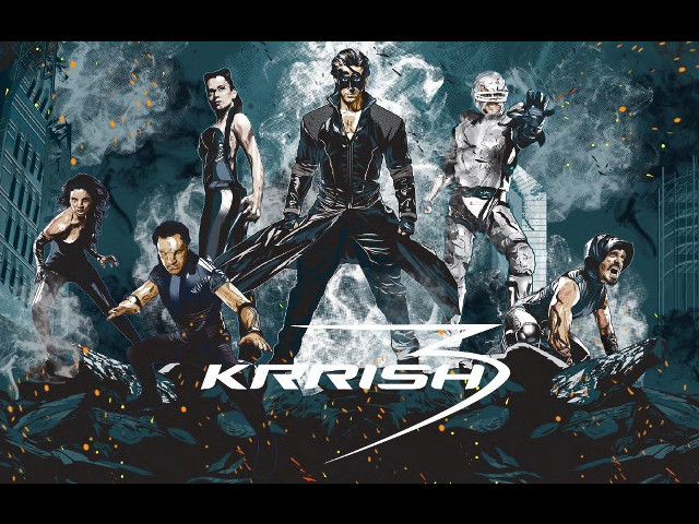 Krrish movie poster main characters free wallpaper for desktop - medium preview image