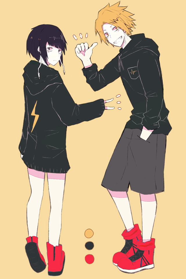 Anime characters hands together lineart free wallpaper for mobile - medium preview image