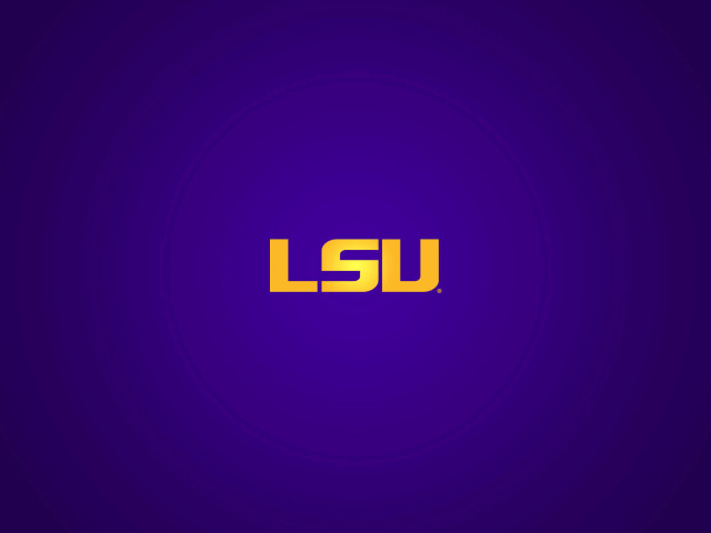 Purple background lsu yellow letters free wallpaper for desktop - medium preview image