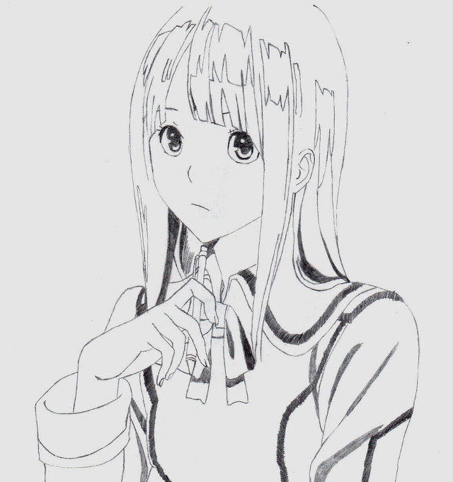 Girl long hair tie smile free wallpaper for tablet - medium preview image