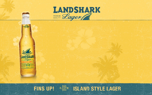 Beer label palm tree yellow free wallpaper for desktop - medium preview image