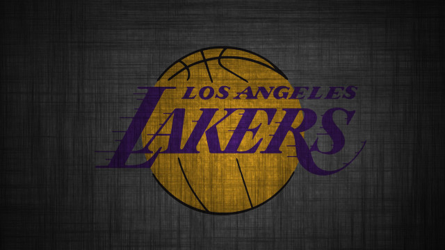 Lakers logo dark background yellow free wallpaper for desktop - medium preview image
