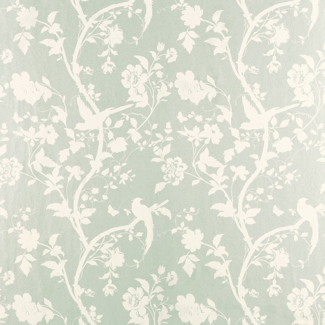 Floral wallpaper bird branch tree free wallpaper for tablet - medium preview image