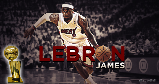 Lebron james best player trophy free wallpaper for desktop - medium preview image