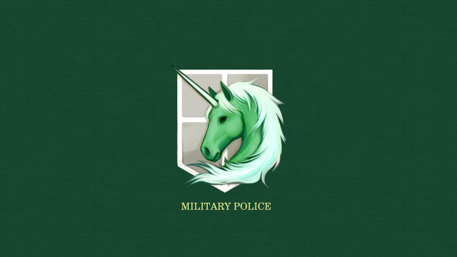 Green unicorn white mane green free wallpaper for desktop - medium preview image