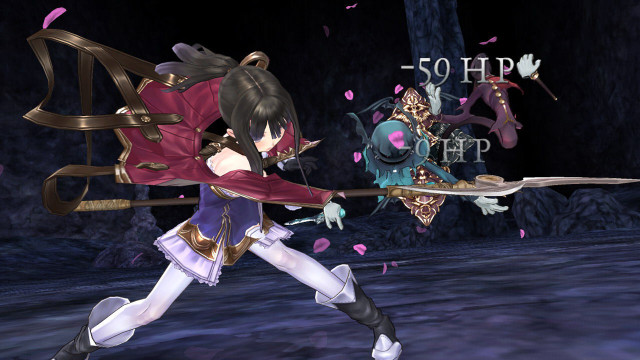 Woman red outfit sword dark free wallpaper for desktop - medium preview image