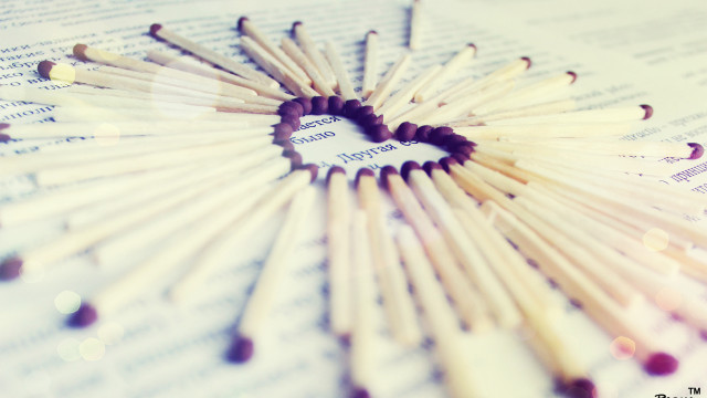 Heart shaped pencils love book free wallpaper for desktop - medium preview image