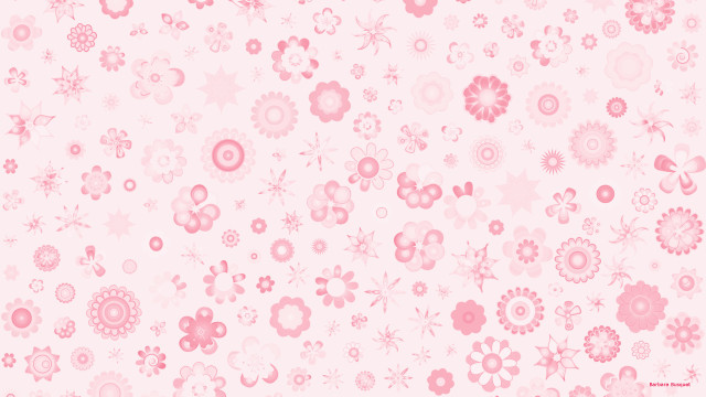 Pink white flower pattern background #2 free wallpaper for desktop - medium preview image