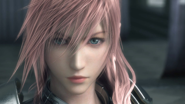 Pink hair blue eyes metal free wallpaper for desktop - medium preview image