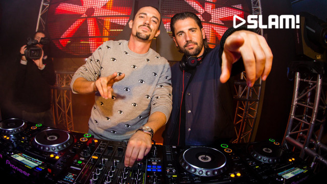 Two men dj equipment photo free wallpaper for desktop - medium preview image