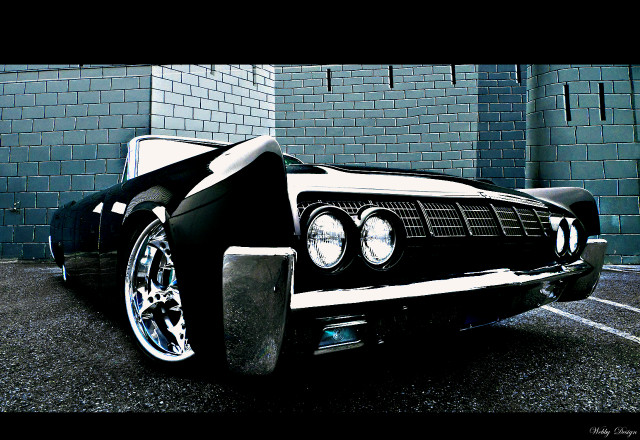 Black white car parking lot free wallpaper for desktop - medium preview image