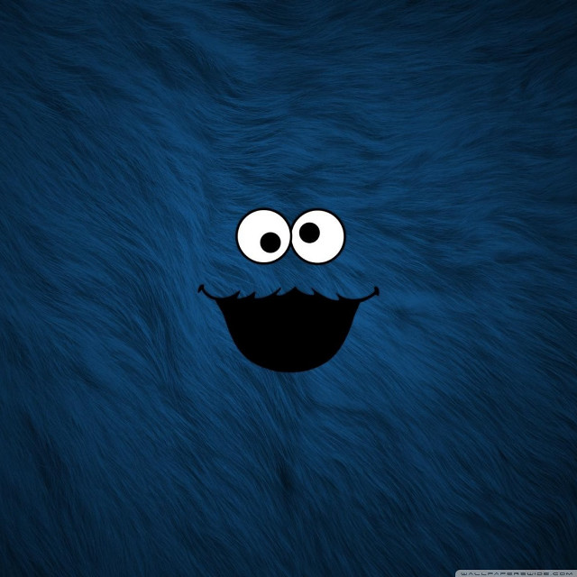 Blue furry animal mustache abstract free wallpaper for tablet - medium preview image