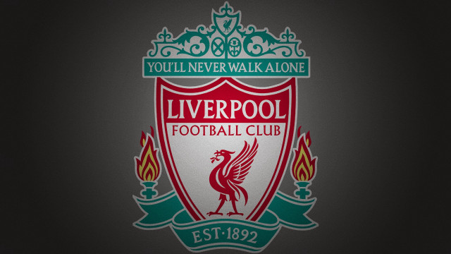 Liverpool football club crest black free wallpaper for desktop - medium preview image
