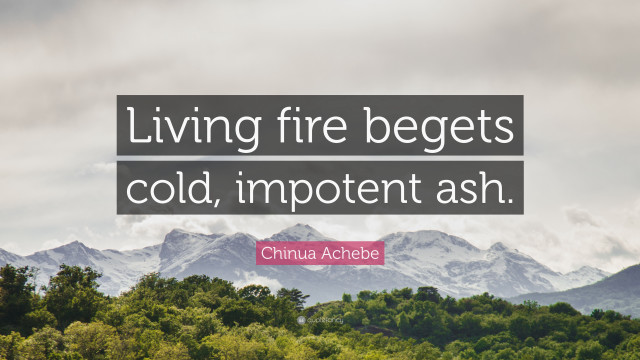 Living fire begets cold quote #2 free wallpaper for desktop - medium preview image