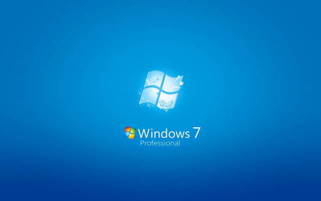 Blue wallpaper windows7 logo blue free wallpaper for desktop - medium preview image