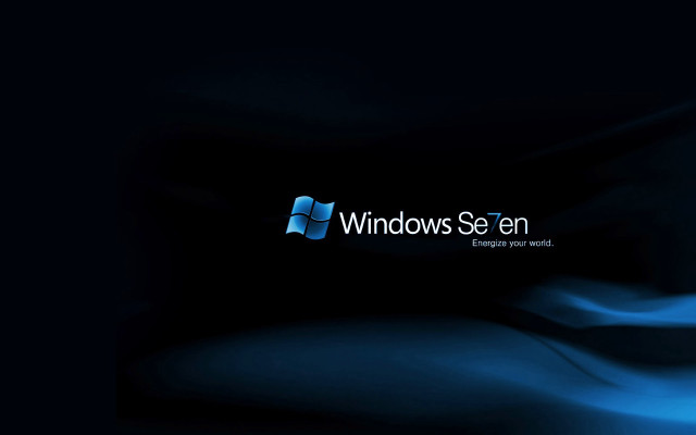 Blue background windows selen logo free wallpaper for desktop - medium preview image