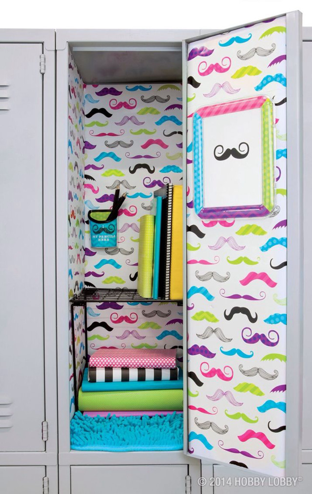 Locker books mustaches notepad door free wallpaper for mobile - medium preview image