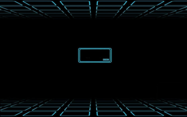 Dark room blue light black free wallpaper for desktop - medium preview image