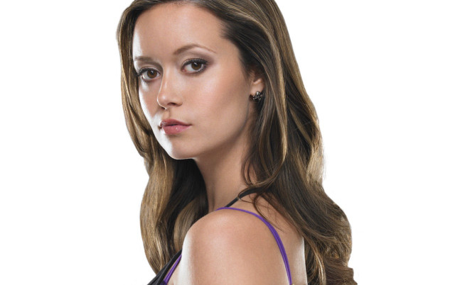 Woman long hair purple top free wallpaper for desktop - medium preview image