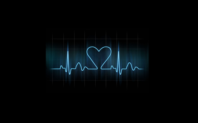 Heart beat ecg line background free wallpaper for desktop - medium preview image