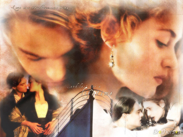 Couple kissing dog bridge collage free wallpaper for desktop - medium preview image