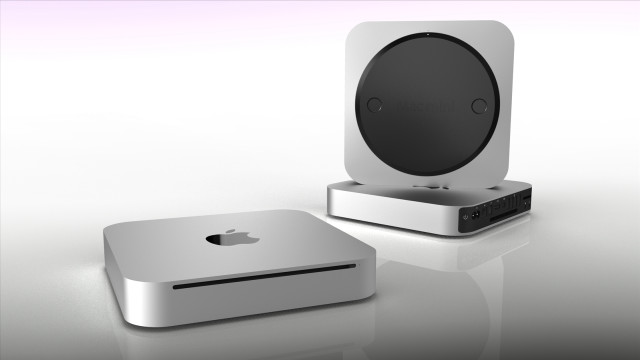 White apple computer speaker box free wallpaper for desktop - medium preview image