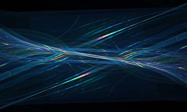 Blue yellow pattern lines dots free wallpaper for desktop - medium preview image