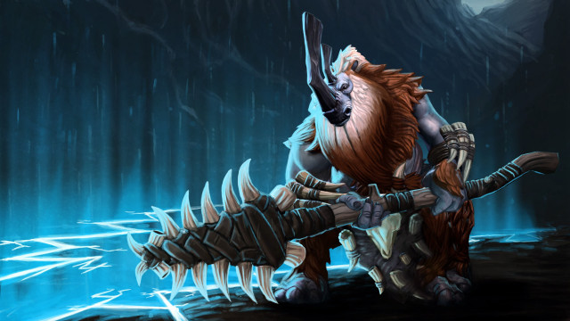 Monster large claw body back free wallpaper for desktop - medium preview image