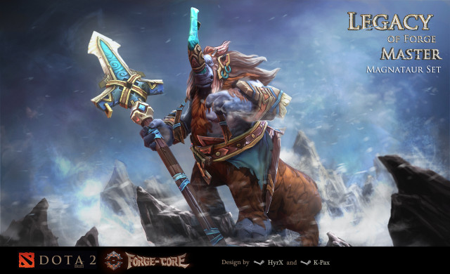 Dota2 character sword mountain background free wallpaper for desktop - medium preview image