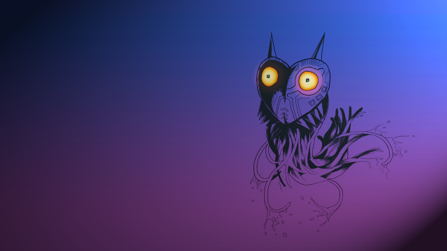 Creepy creature glowing eyes scary free wallpaper for desktop - medium preview image