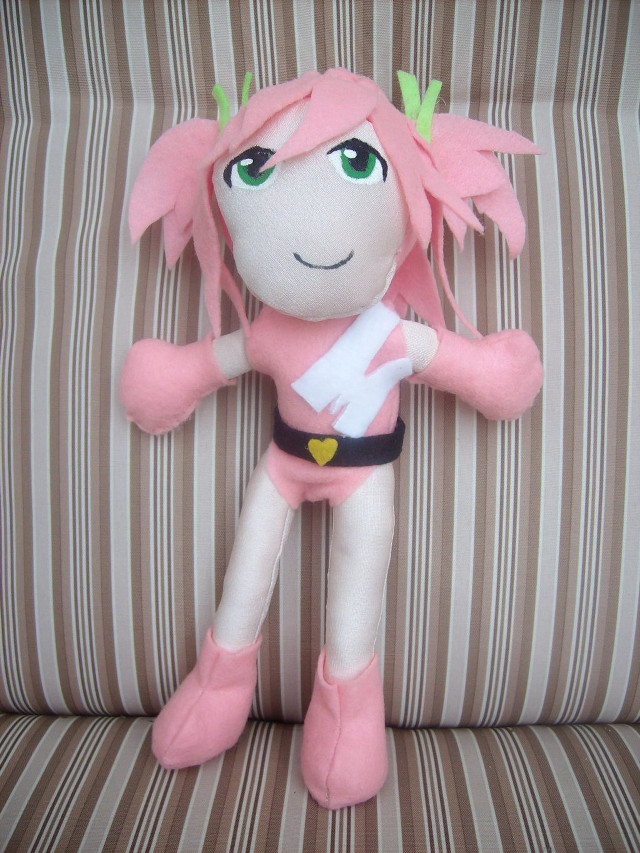 Pink stuffed animal striped wallpaper free wallpaper for mobile - medium preview image