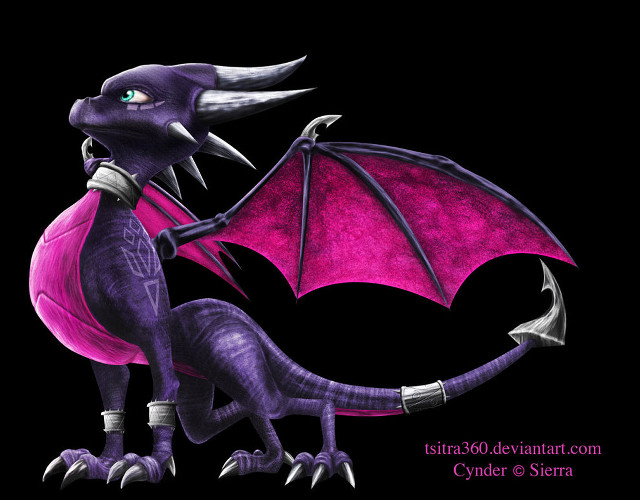Purple dragon black background pink free wallpaper for desktop - medium preview image