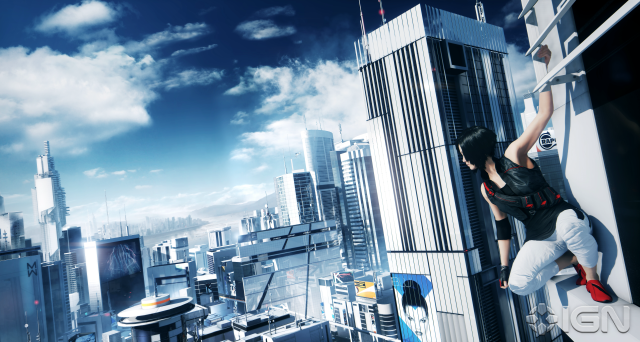 Man climbing tall building city free wallpaper for desktop - medium preview image