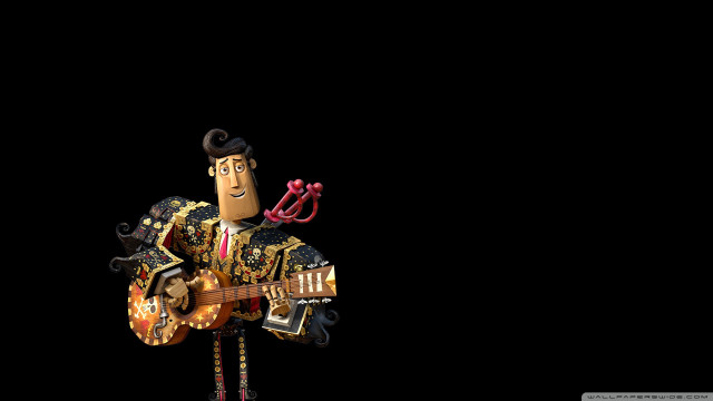 Toy man guitar hat suit free wallpaper for desktop - medium preview image