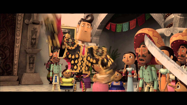 Cartoon group room giant sword free wallpaper for desktop - medium preview image