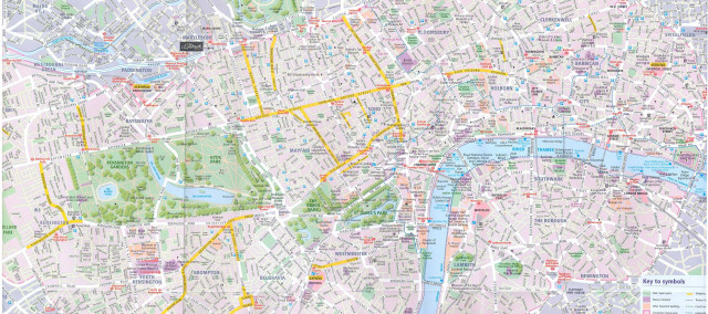 London map red blue jigsaw free wallpaper for desktop - medium preview image